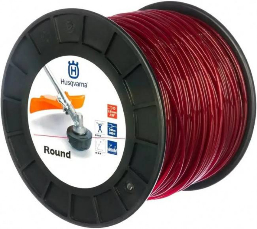 Корд тривимірний Husqvarna Opti Round 3.0 мм (240 м) Spool Red-5976688-42