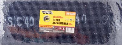 Сітка абразивна MASTERTOOL зерно 40 107х280 мм 10 шт 08-0404-[articul]