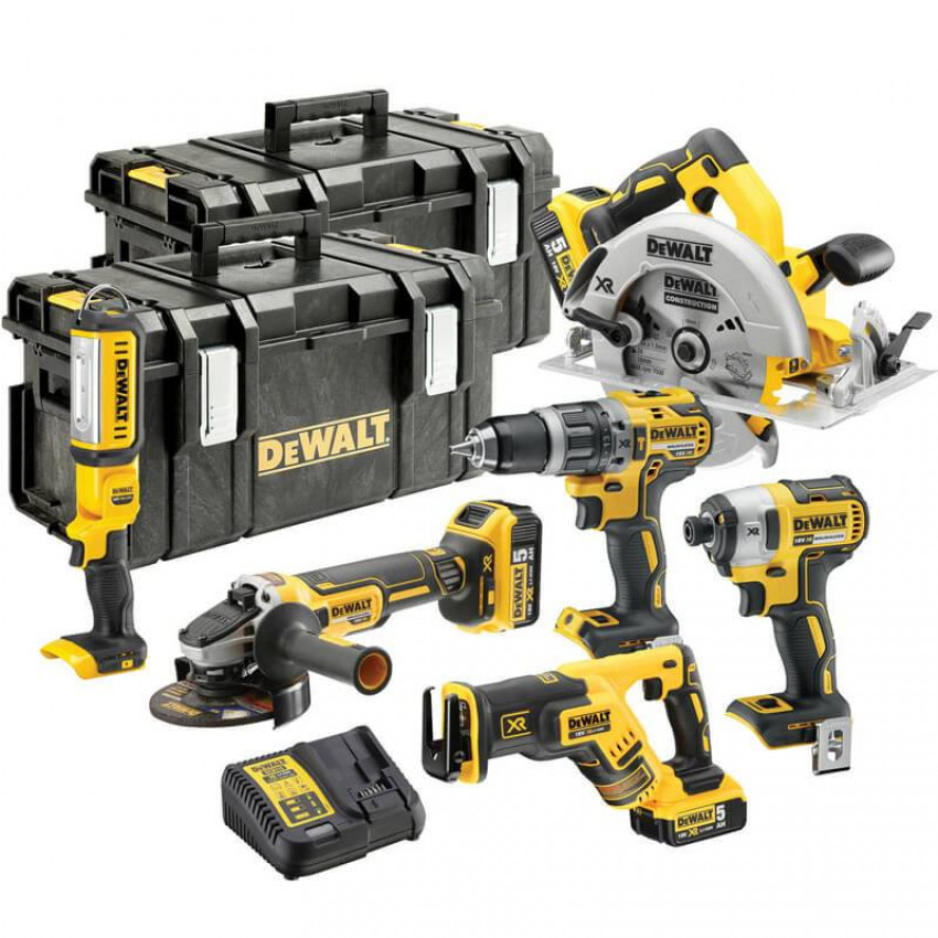 Набір із шести інструментів безщіткових DeWALT DCK623P3-DCK623P3