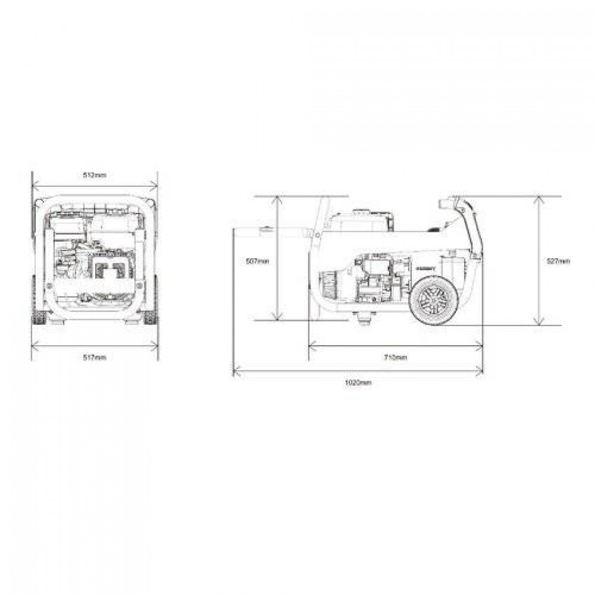 Генератор бензиновий GENERGY PANTICOSA 4 кВт-240043090