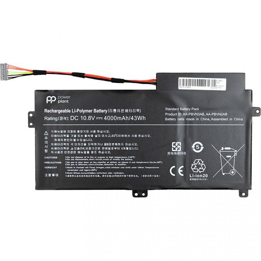 Аккумулятор для ноутбука SAMSUNG 370R (AA-PBVN3AB) 11.4V 43Wh (original)-NB490080