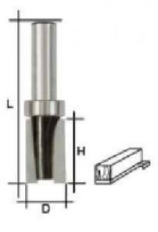 Фреза кромкова з верхнім підшипником, DxHxL=19x25x66мм FIT-[articul]