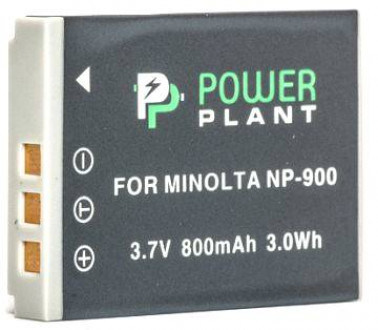 Акумулятор PowerPlant Minolta NP-900, Li-80B 800mAh-[articul]