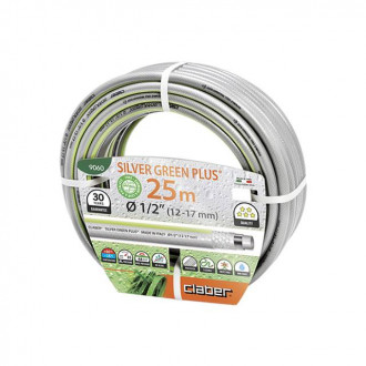 Шланг поливальний 1/2&quot; 25м Silver Green Plus, сірий з салатовою полосою-[articul]