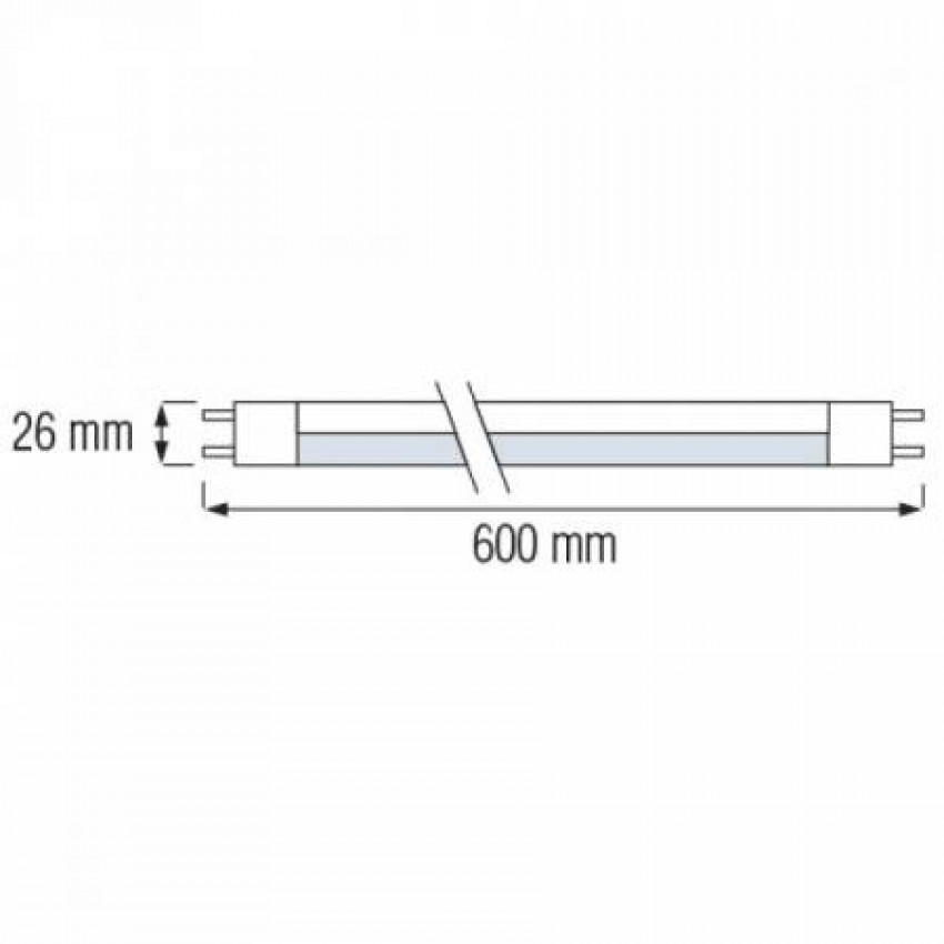 Світлодіодна лампа LED TUBE PRO-60 9W T8 6400К-002-003-0009-010