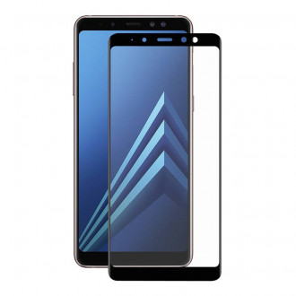 Захисне скло Full screen PowerPlant для Samsung Galaxy A8 (2018), Black-[articul]