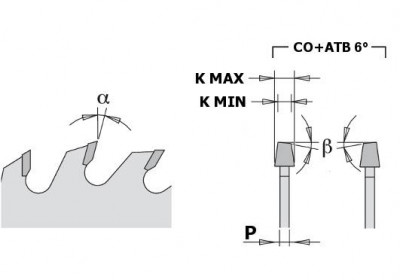 288.720.24K Пила підрізна однокорп. HM D=120 F=22 Z=24 K=3,1-4,3 CHROM