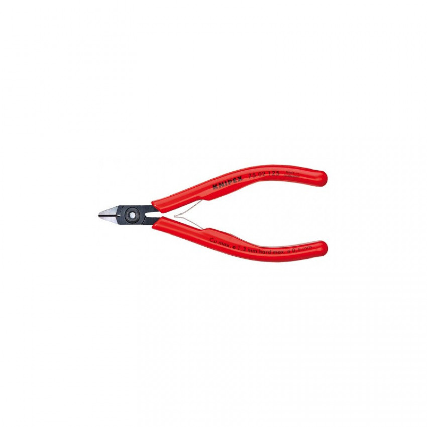 Кусачки бокові для електроніки KNIPEX 75 02 125-75 02 125