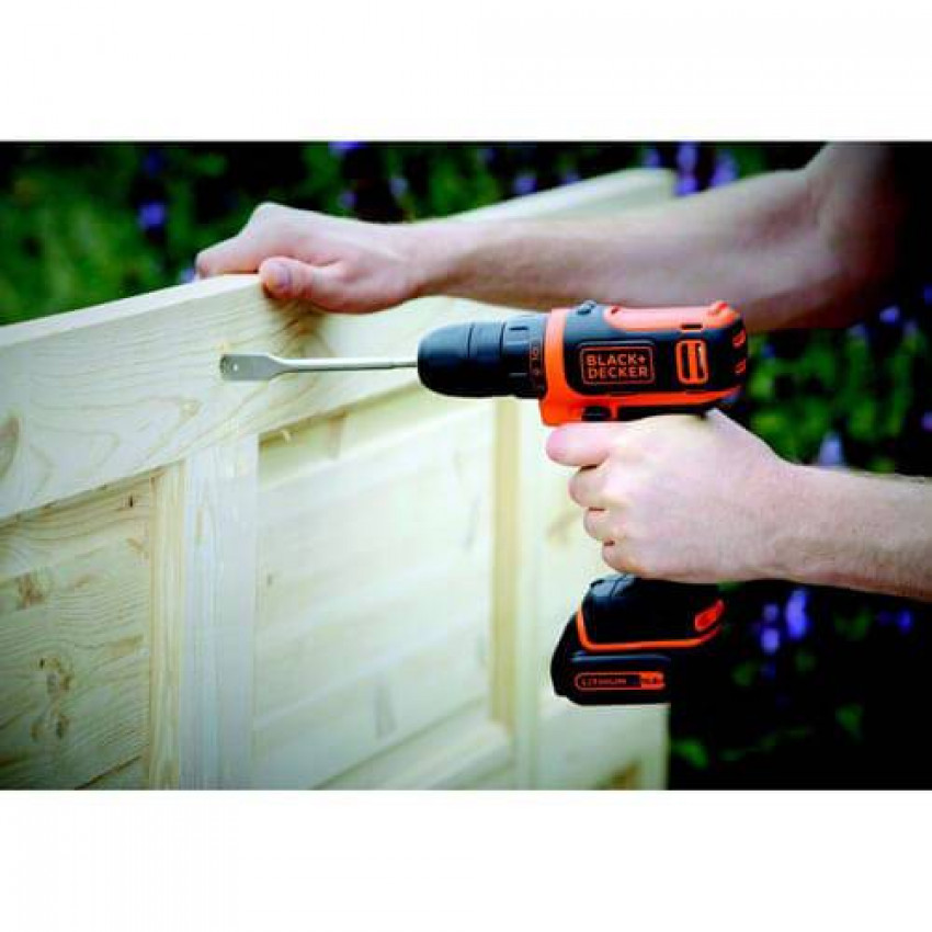 Дриль-шуруповерт акумуляторний BLACK DECKER BDCDD12-BDCDD12