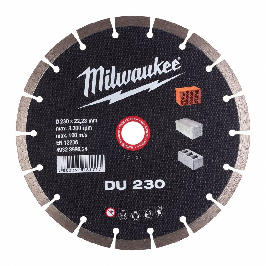 Диск алмазний MILWAUKEE DU 230, Ø230мм-4932399524