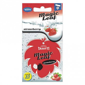 Осв. повітря Tasotti сухий &quot;листок&quot; Tasotti &quot;Magic Leaf&quot; Strawberry (уп.50 шт/ ящ.500 шт)-[articul]