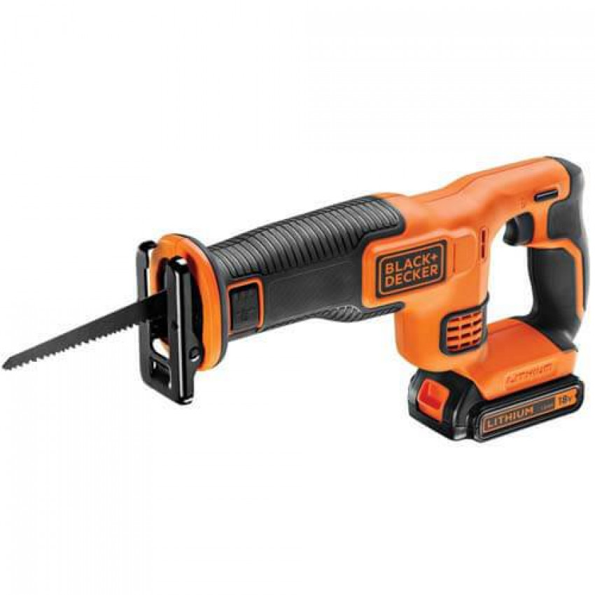 Пила шабельна акумуляторна BLACK DECKER BDCR18-BDCR18