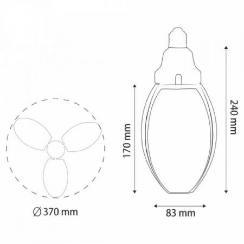 Світлодіодна лампа TRIO 40W-000 058 0040