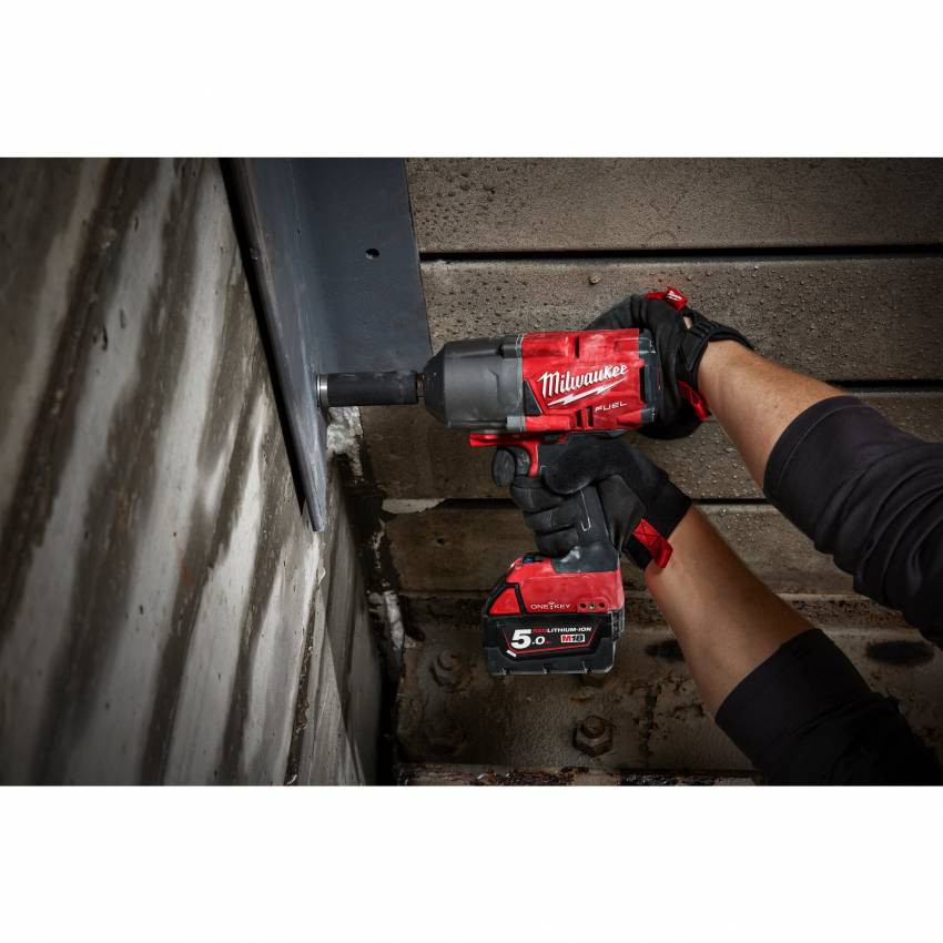 Гайкокрут акумуляторний 3/4" MILWAUKEE, M18 ONEFHIWF34-502X, 2034Нм (зарядний пристрій, 2 акум.X 5Ач, HDкейс)-4933459730