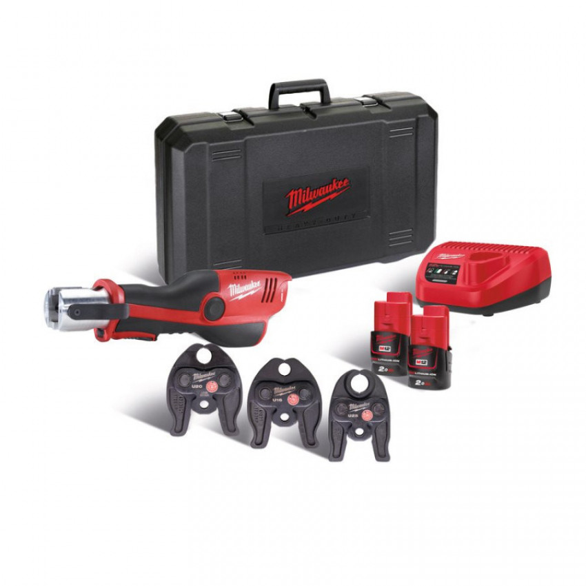 Акумуляторний прес-інструмент MILWAUKEE M12 HPT-202C M-KIT 4933443095-4933443095