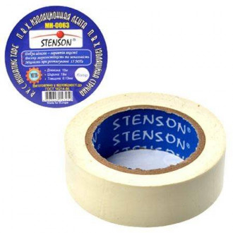 Ізолента PVC 10м &quot;STENSON&quot; біла-[articul]