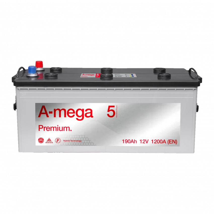 Акумулятор авто Мегатекс A-mega Premium (M5) 6СТ-190-А3 (лев) ТХП 1200-