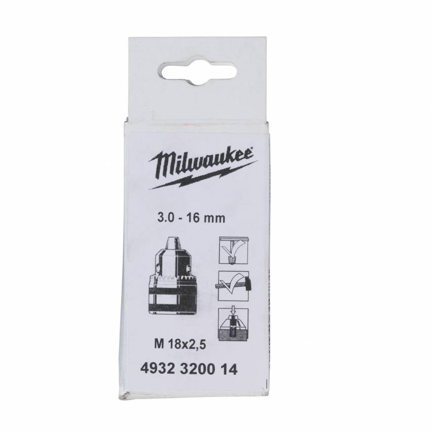 Патрон ключовий MILWAUKEE 1,5-13 1/2"х20-4932267980