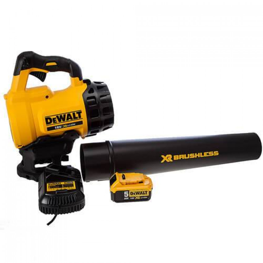 Повітродувка акумуляторна безщіткова DeWALT DCM562P1-DCM562P1