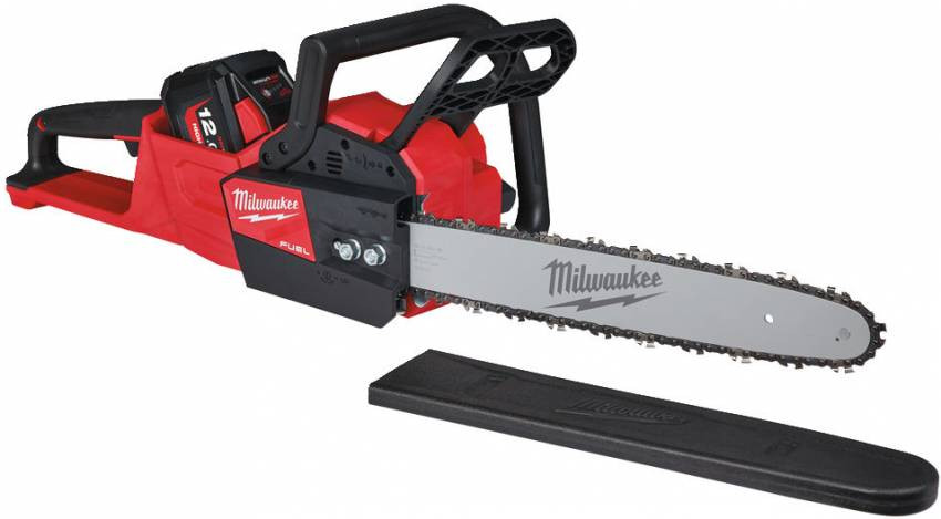 Пила ланцюгова акумуляторна MILWAUKEE, M18FCHS-121, 400 мм (зарядний пристрій, 1 акум.Х 12Ач)-4933464223