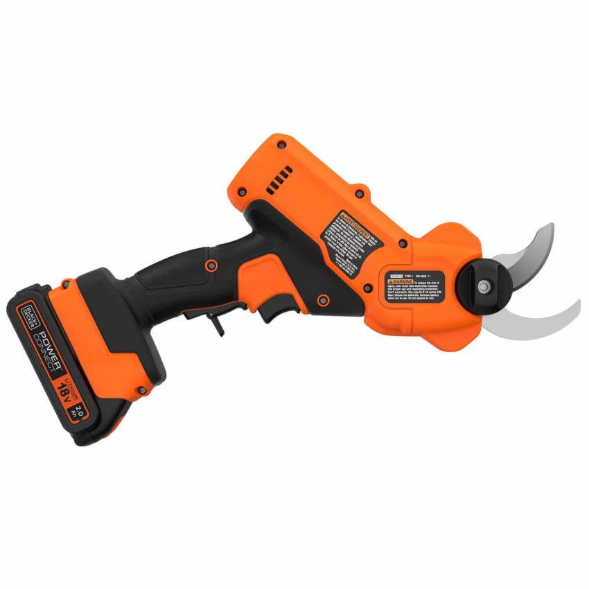 Ножиці садові - акумуляторний секатор BLACK+DECKER BCPP18D1-BCPP18D1