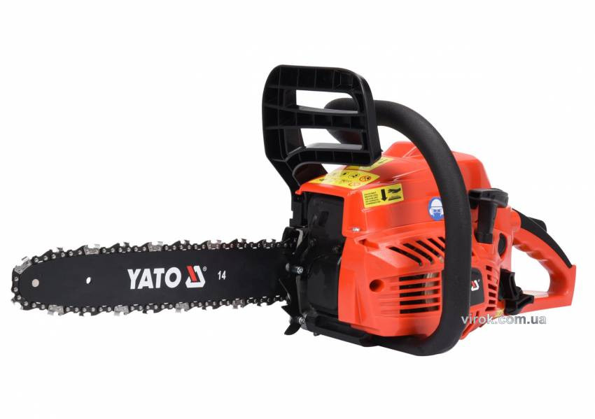 Бензопила ланцюгова YATO 37.2 см³ 1.3 кВт шина- 14" (33 см)-YT-84895