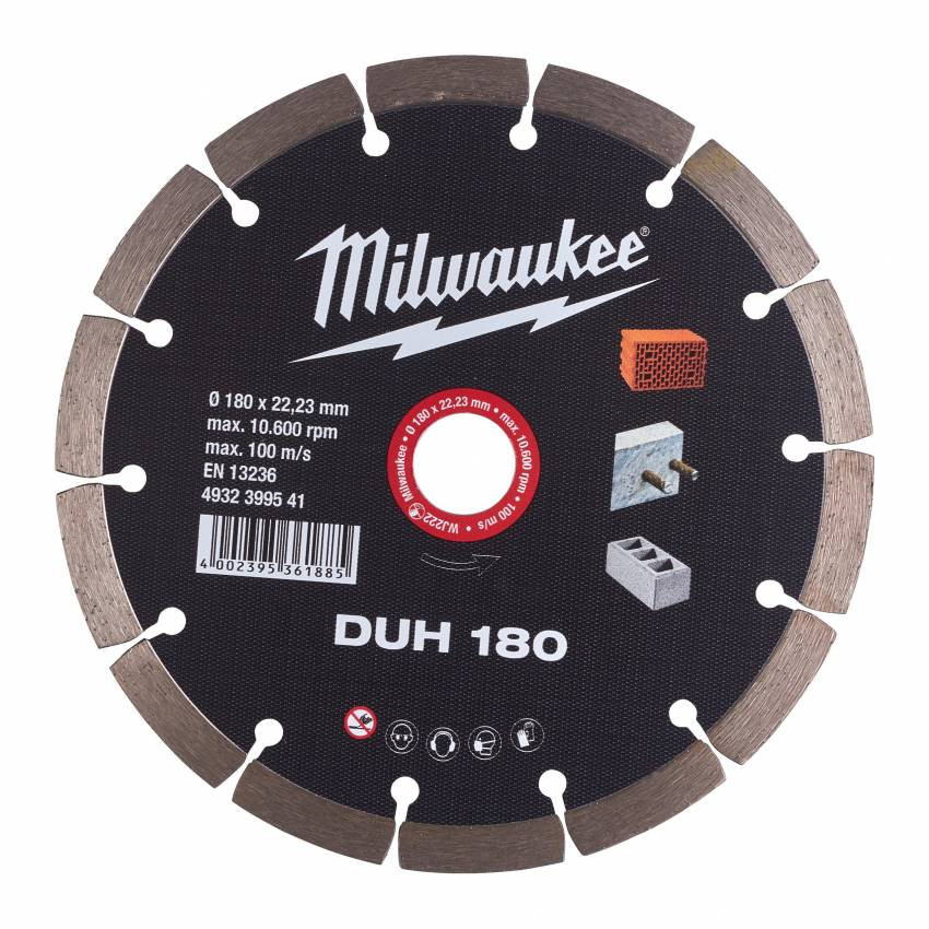 Диск алмазний MILWAUKEE DUH 350, Ø350мм-4932471986