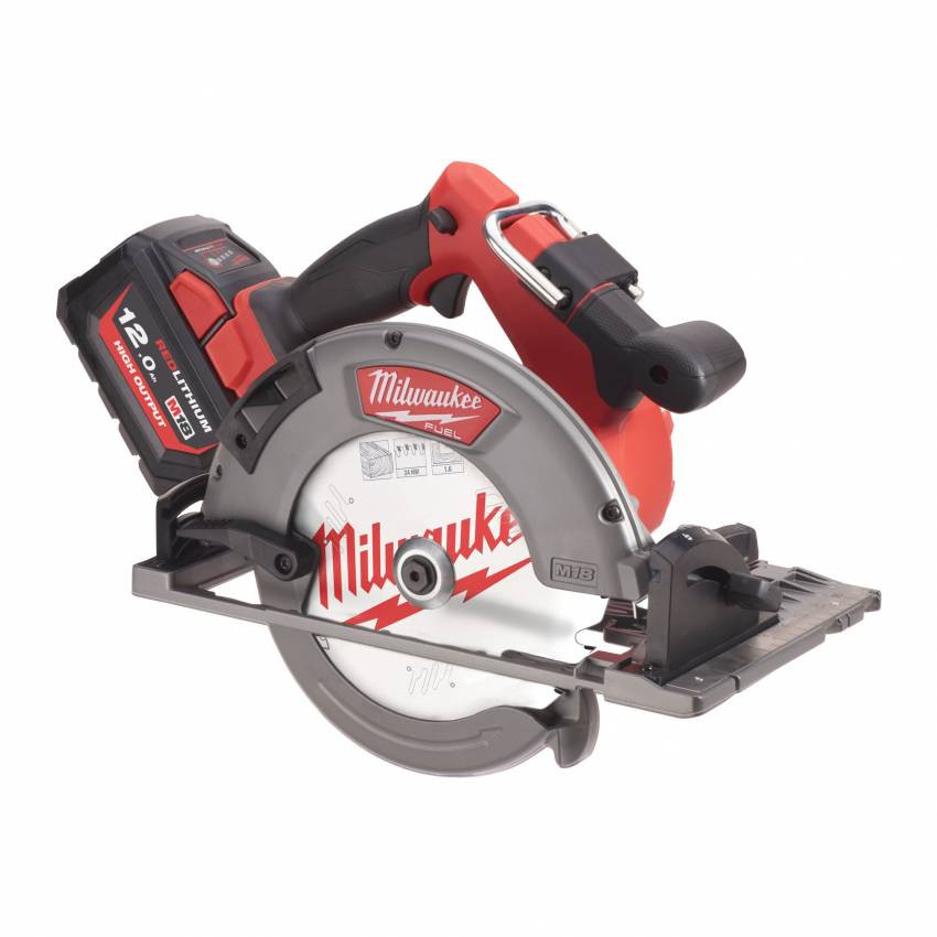 Циркулярна пила MILWAUKEE M18 FCSG66-121C FUEL 66мм по дереву та пластику 4933471195-4933471195