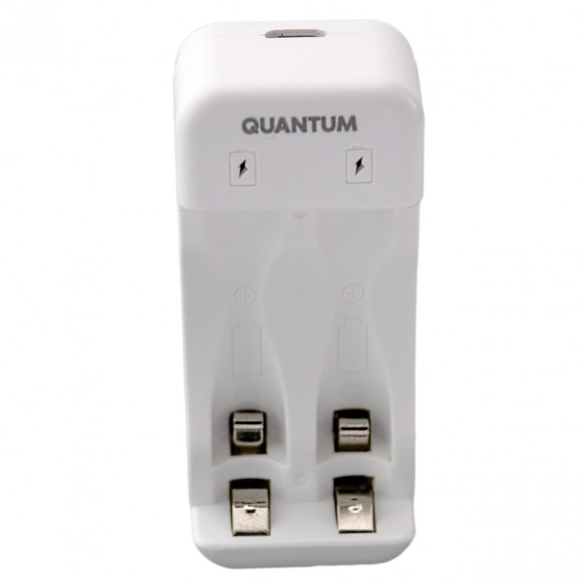 Зарядний пристрій Quantum QM-BC1020 для Ni-MH/Ni-CD 1.2V акум. AA/AAA  2-slot (USB)-QM-BC1020