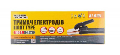 MasterTool Тримач електродів Light type 500А, Арт.: 81-0101