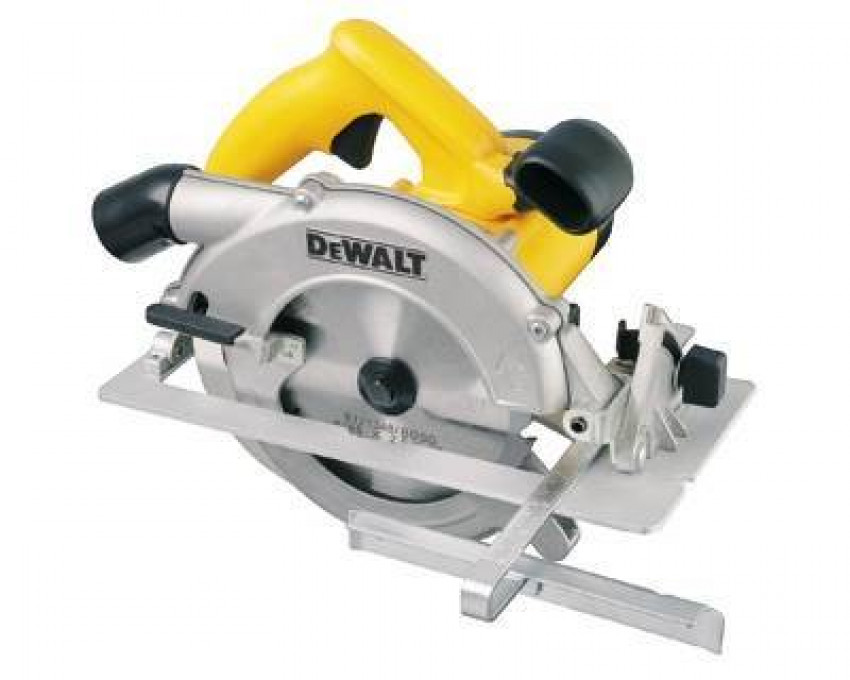 Пилка циркулярна DeWalt, ручна, 1050 Вт, диск 165х20 мм, пар. упор, пиловідсмоктувач.-D23550