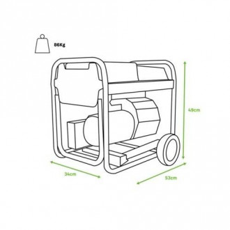 Генератор дизельний GENERGY LIMITED 3000D 3 кВт