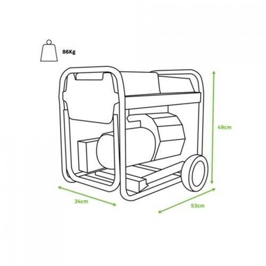 Генератор дизельний GENERGY LIMITED 3000D 3 кВт-240332090