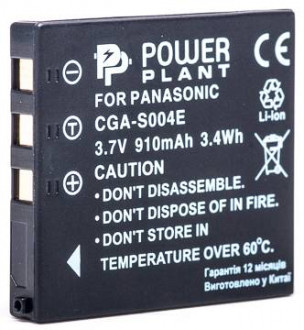 Акумулятор PowerPlant Panasonic S004 910mAh-[articul]