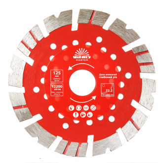 Диск алмазный Vitals Master Глубокий Рез 125×22.2×12 мм-[articul]