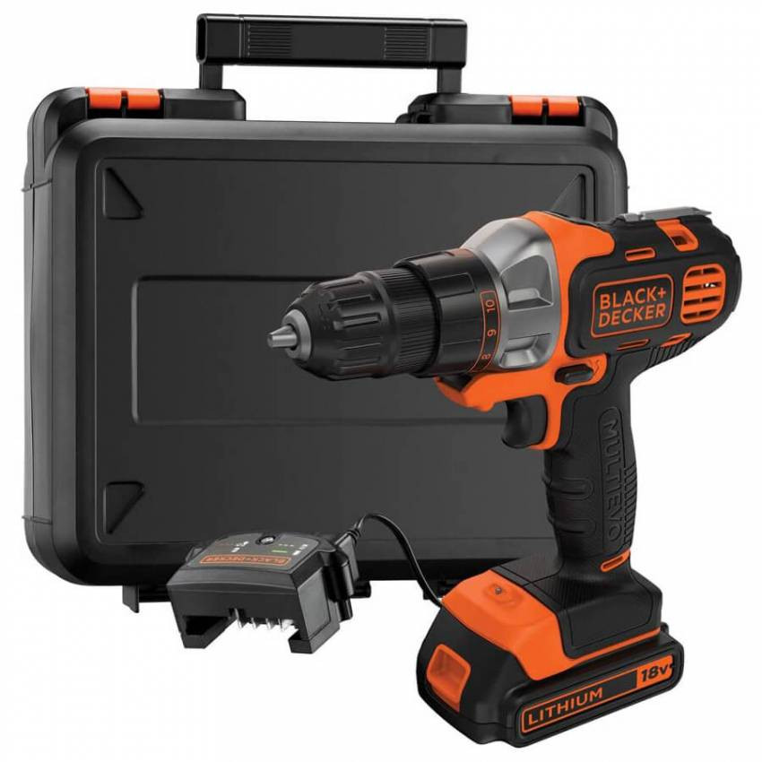 Дриль-шуруповерт акумуляторний BLACK DECKER MT218K-MT218K