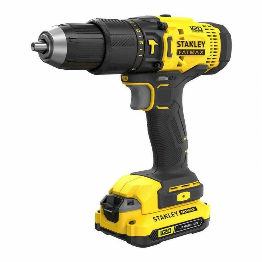 Дриль-шурупокрут ударний акумуляторний STANLEY FATMAX SFMCD711C2K-SFMCD711C2K