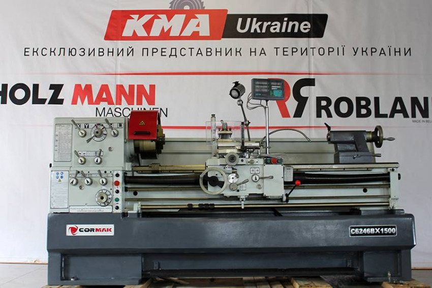 Універсальний токарний верстат CORMAK C6246Bx1500 (TC)-C6246Bx1500 (TC)