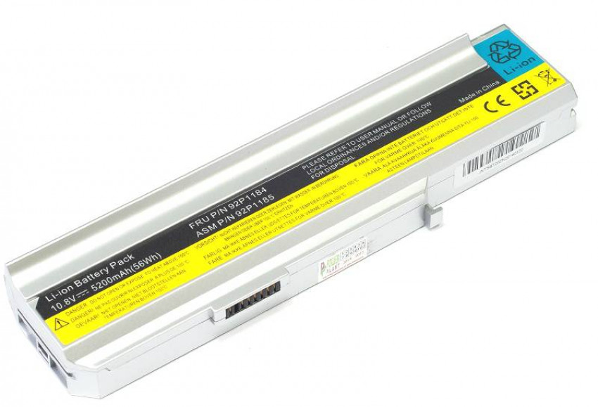 Акумулятори PowerPlant для ноутбуків IBM/LENOVO 3000 (FRU 92P1186, LE N100 3S2P) 10.8V 5200mAh-NB00000032