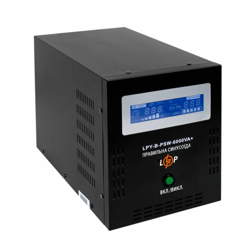 Комплект резервного живлення LogicPower ИБП B6000VA + литиевая (LifePo4) батарея 1160W-