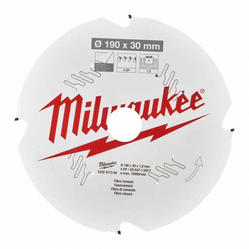 Диск пильний Alu PFTE MILWAUKEE, Ø165х20х2, 2мм, 52 зуб.-4932471296