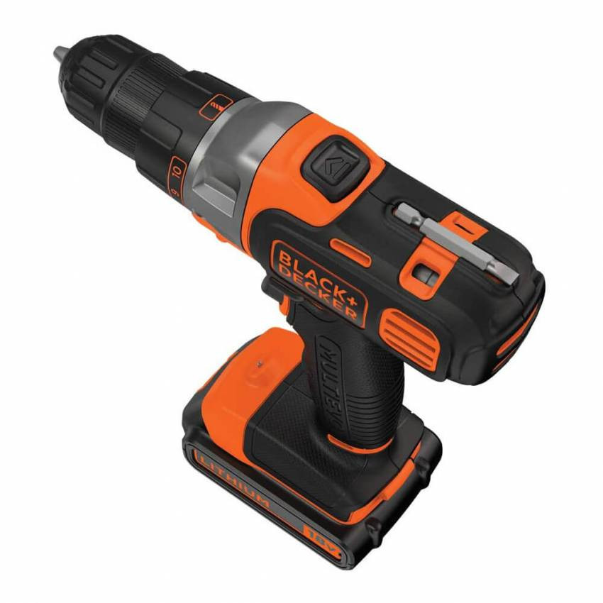 Дриль-шуруповерт акумуляторний BLACK DECKER MT218KB-MT218KB