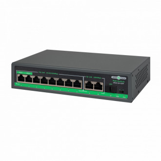 Комутатор мережевий POE GV-018-D-08G+2PG+1SFP-[articul]