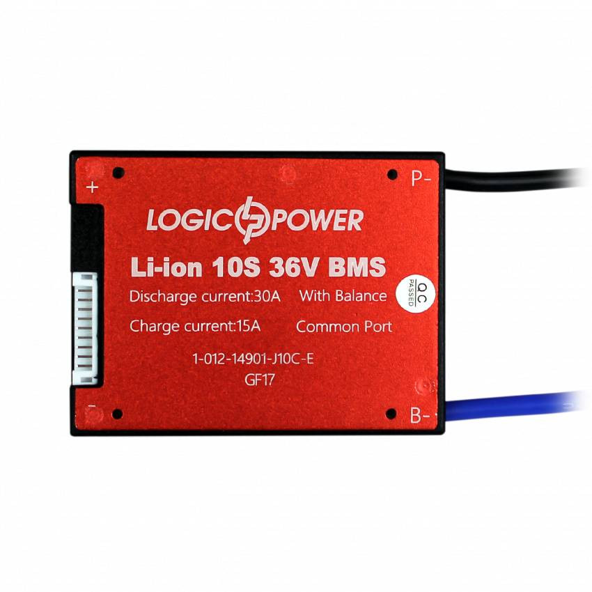 BMS плата LP Li-ion 36V 10S Dis 30A Ch 15A-