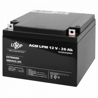 Акумулятор AGM LPM 12V - 26 Ah