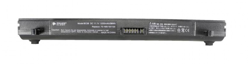 Акумулятор PowerPlant для ноутбуків ASUS S5000 (A32-S5) 11.1V 5200mAh-NB00000238