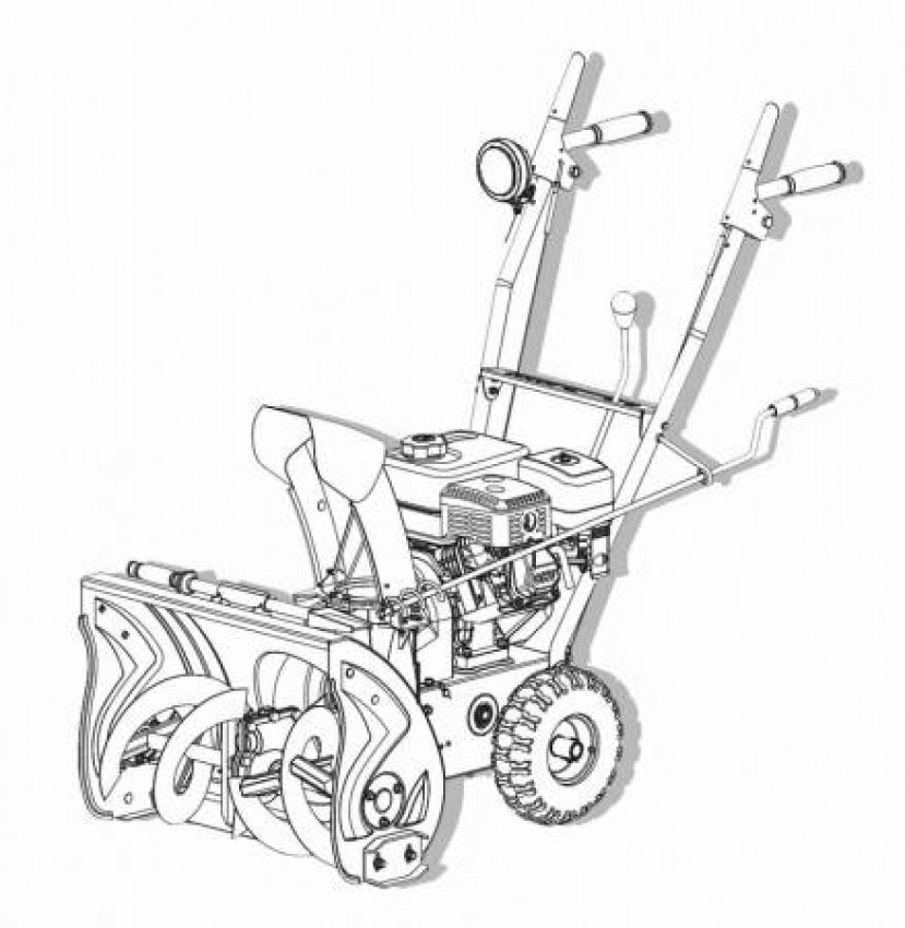 Снігоприбирач бензиновий SEQUOIA SST6556-SST6556