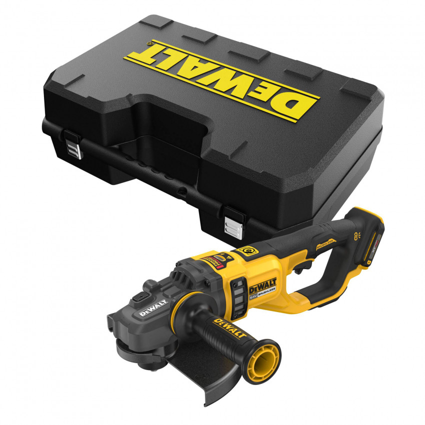 Шліфмашина кутова - болгарка акумуляторна безщіткова DeWALT DCG460NK-DCG460NK