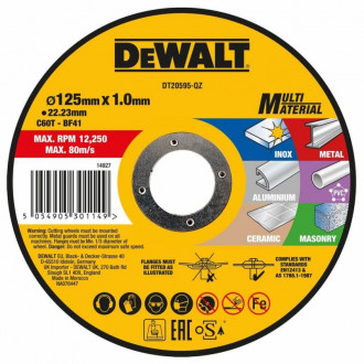 Круг відрізний MULTI-MATERIAL DeWALT DT20595-[articul]