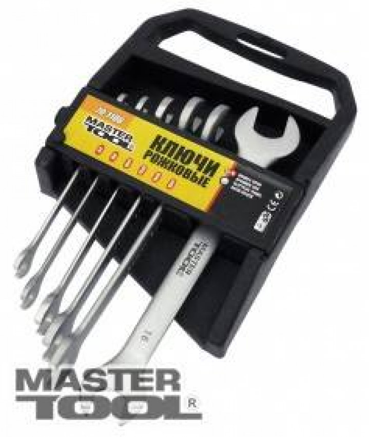 MasterTool Ключі ріжкові набір 6 шт (6х7 TO 16х17) SS, Арт.: 70-1106-70-1106